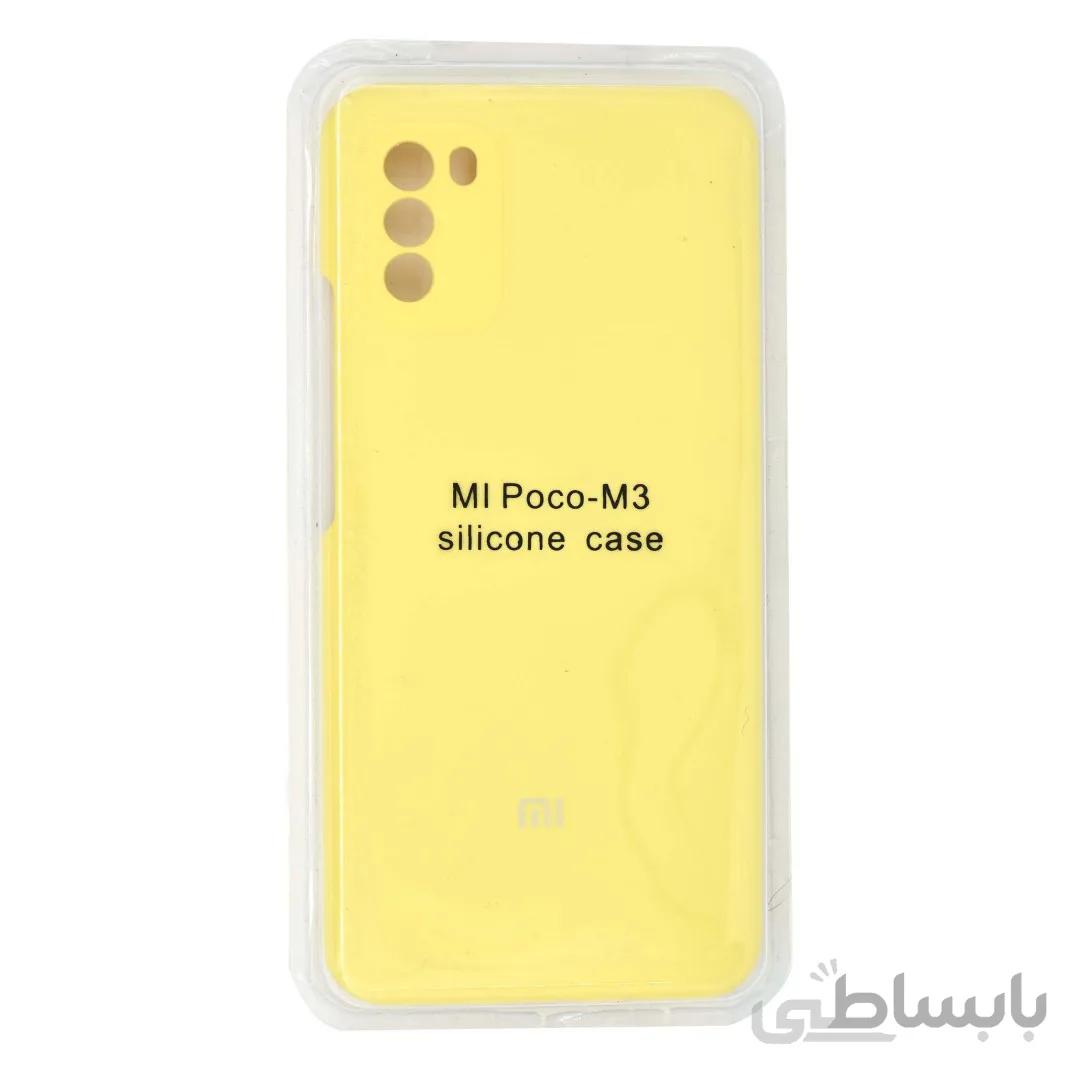 قاب گوشی شیائومی Poco M3 سیلیکونی اورجینال زیر بسته محافظ لنز دار مدل Nobel Plus-2