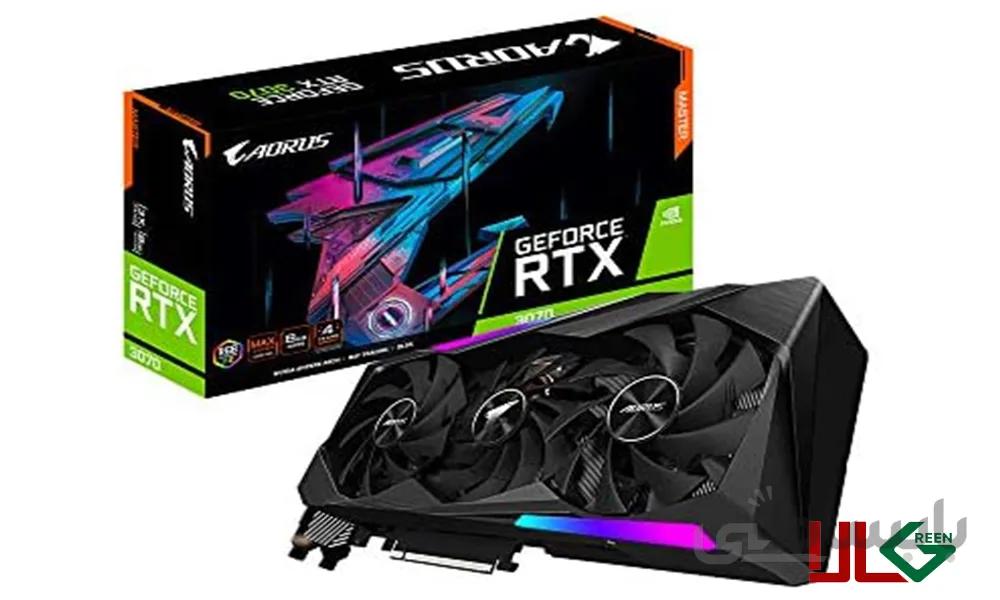 VGA GIGABYTE Aorus Master GeForce RTX 3070Ti 8GB GDDR6 کارت گرافیک گیگابایت اوروس مستر ۳۰۷۰ تی ای ا VGA GIGABYTE Aorus Master GeForce RTX 3070Ti 8GB GDDR6