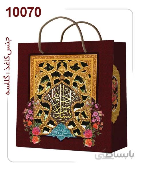 ساکدستی فانتزی با کاغذ گلاسه کد10070