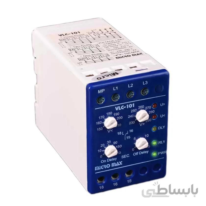 رله کنترل ولتاژ سه فاز و تک فاز