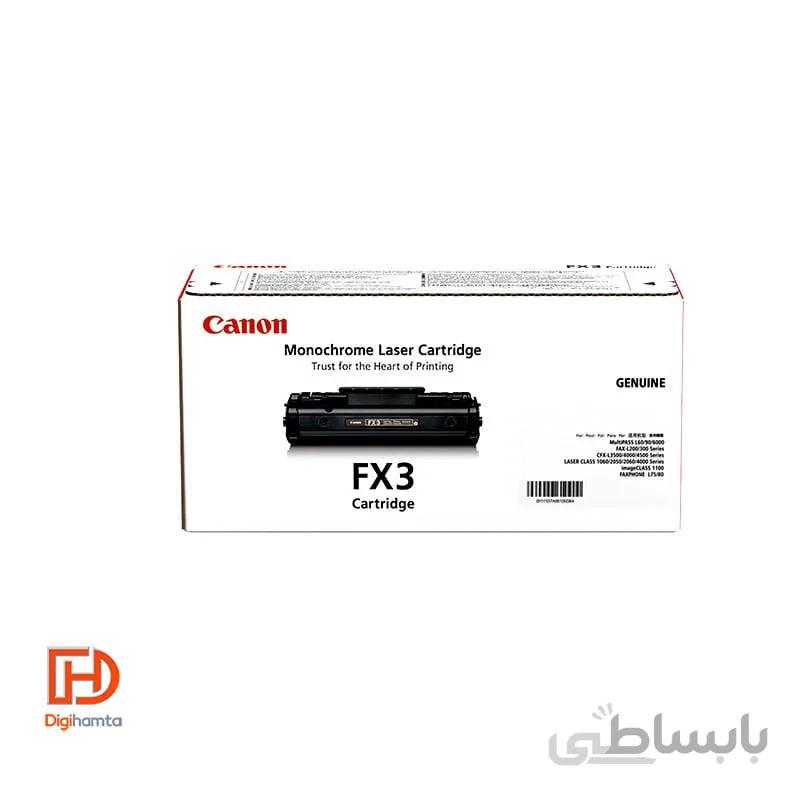 کارتریج تونر لیزری مشکی کانن مدل fx3