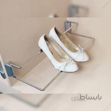 رک جا کفشی استیل کروم عرض 90 - 60 فانتونی مدل J439 ا Fantoni J439 Rack shoe