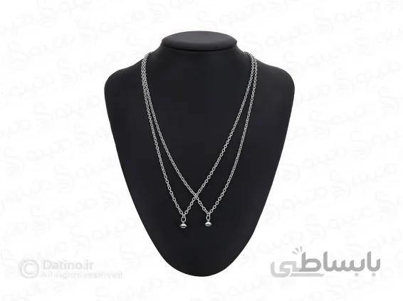 گردنبند جفت مگنتی طرح گوی 12286