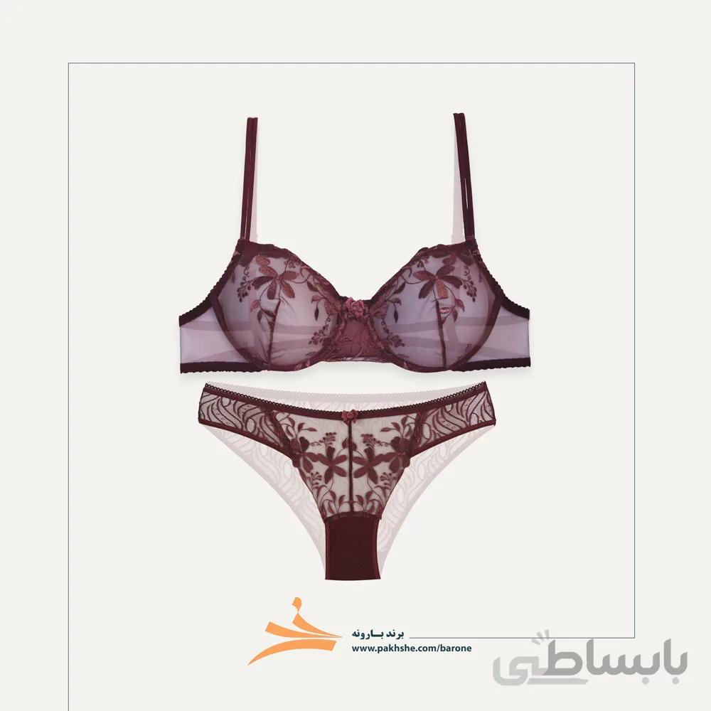 ست فانتزی زرشکی برند بارون کد 33519