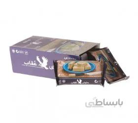 حلوا ارده تک نفره ساده عقاب وزن 100 گرم بسته 12 تایی