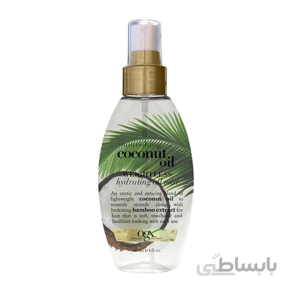 سرم مو او جی ایکس مدل Coconut Oil حجم 118 میلی لیتر