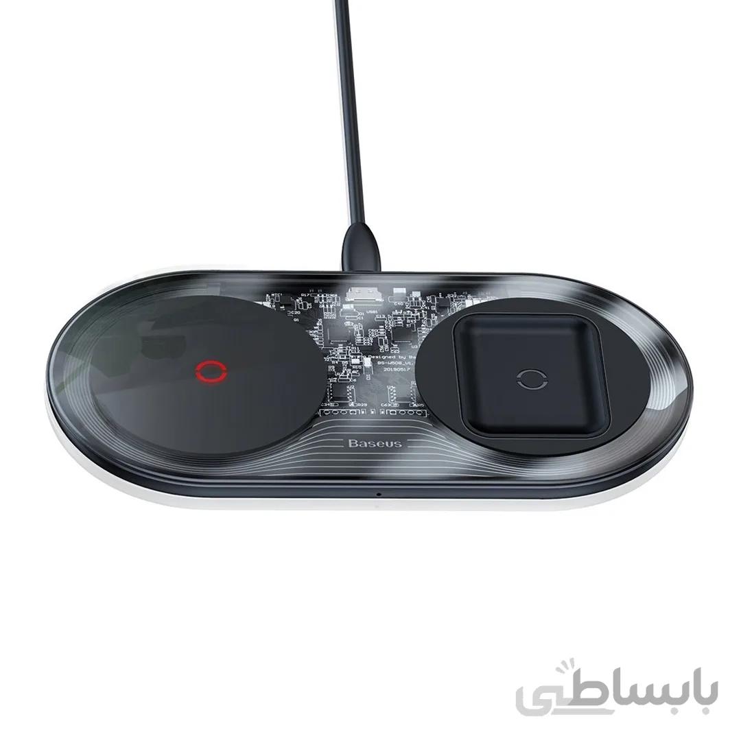 شارژر وایرلس بیسوس مدل TZWXJK-B01 24W