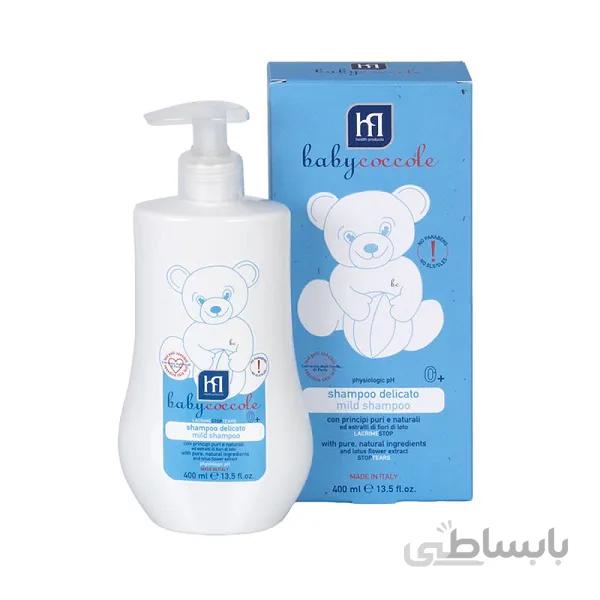شامپوی بچه سر و بدن ملایم بی بی کوکول baby coccole-shampoo