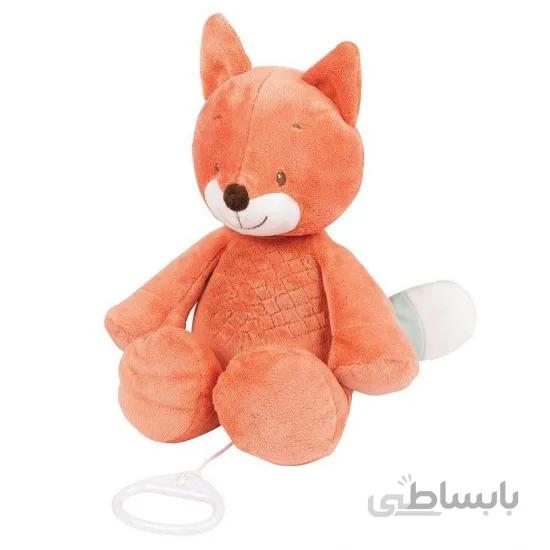 عروسک پولیشی موزیکال ناتو Nattou مدل روباه Fanny And Oscar