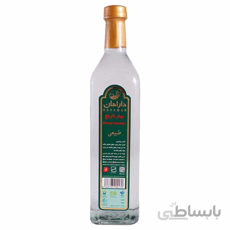 عرق بهارنارنج ارگانیک دارامان یک لیتری
