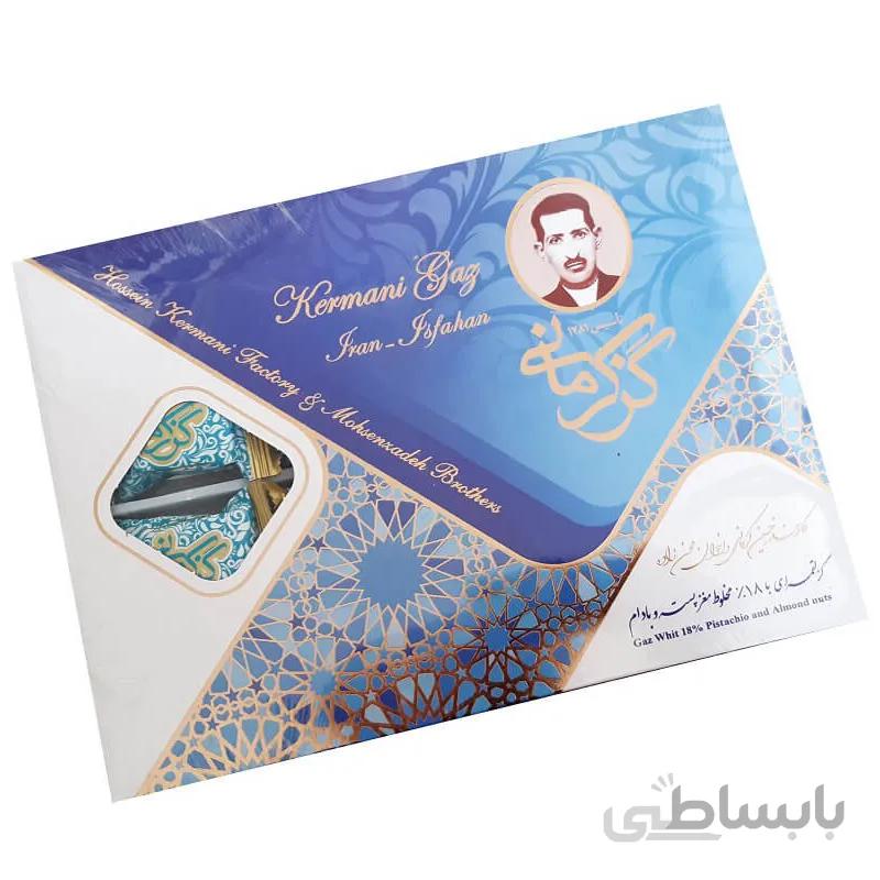 گز کرمانی 18 درصد مخلوط (پسته و بادام) لقمه – 200 گرم