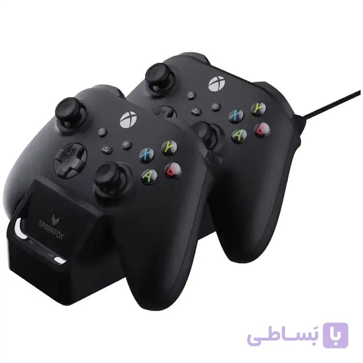 خرید پایه شارژر دوگانه SparkFox برای ایکس باکس سری ایکس/اس