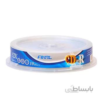 سی دی خام فینال بسته 10 عددی ا Final CD-R Pack of 10