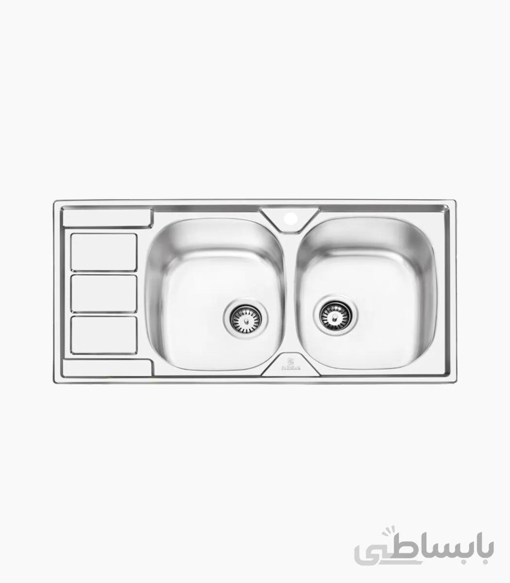 سینک پرنیان استیل مدل PS1217 توکار