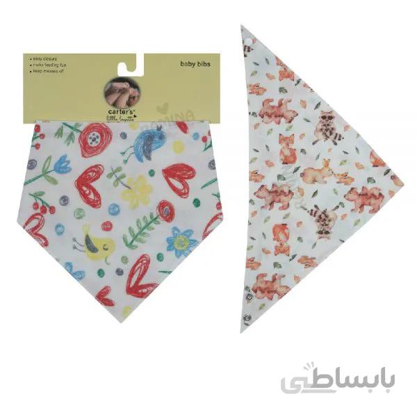 پیشبند دستمال گردنی دورو دخترانه کارترز Carters