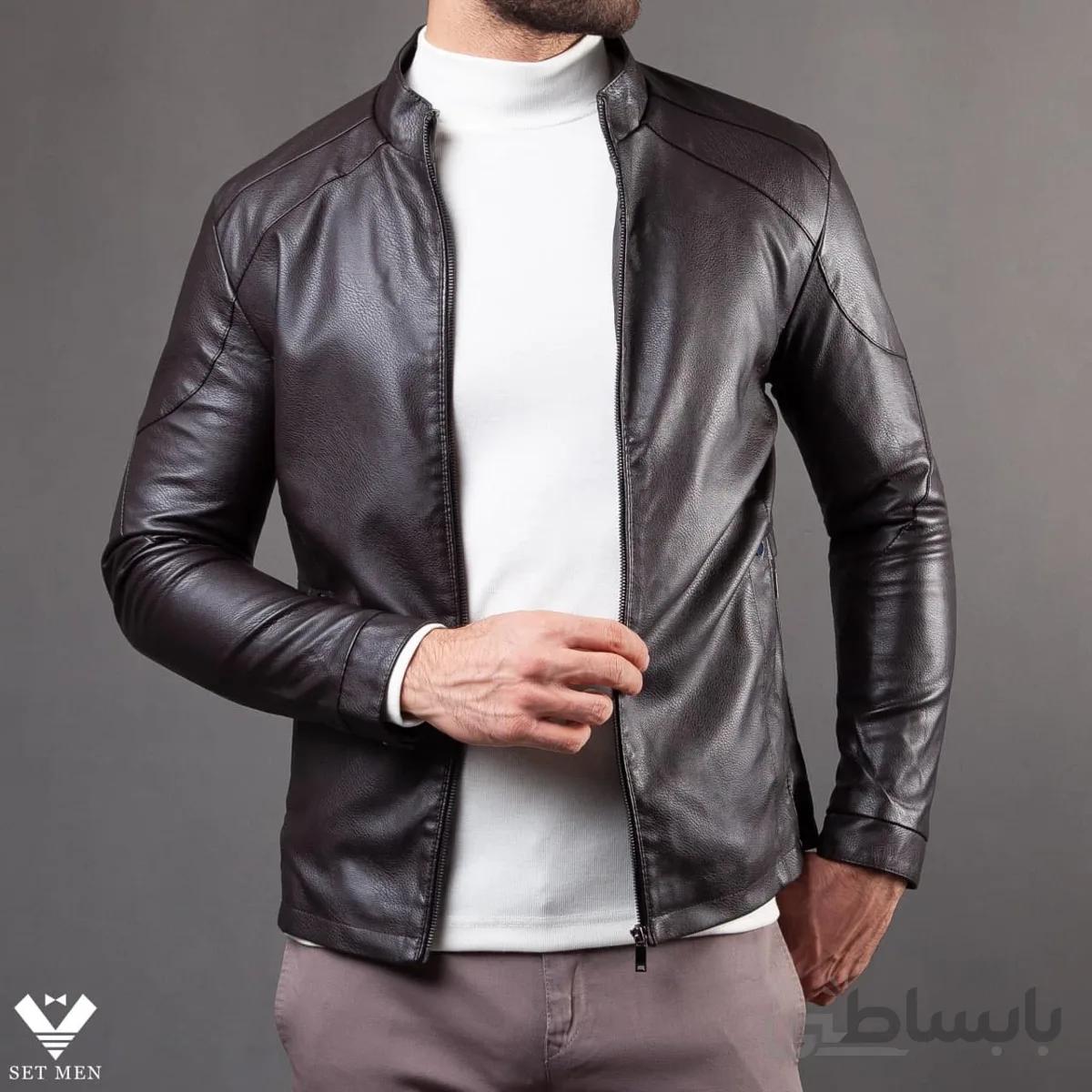 کاپشن چرم cch115