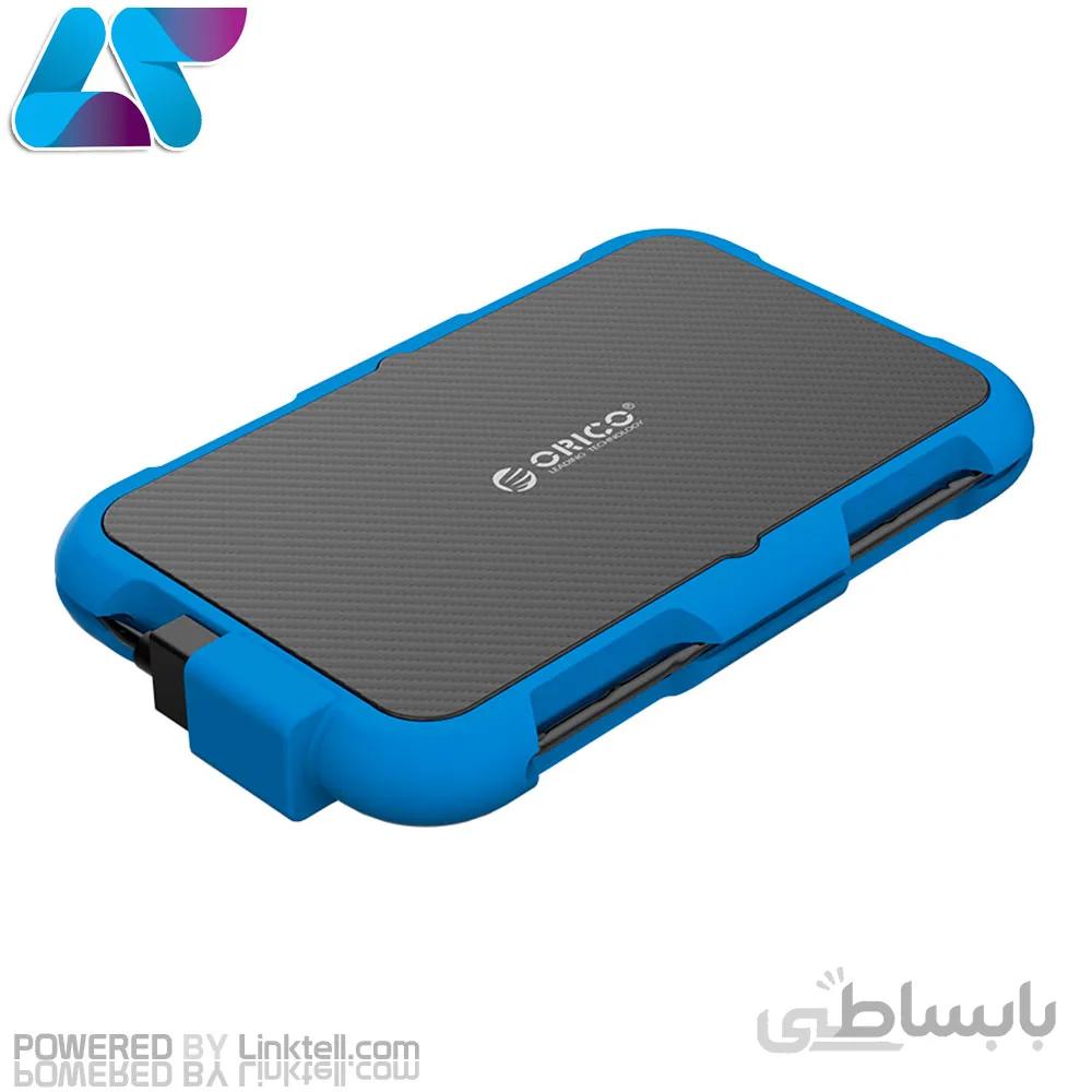 باکس هارد ضد آب و ضد ضربه 2.5 اینچی USB 3.0 اوریکو مدل 2739U3 ا ORICO blue silica gel 2.5Inch Triple-Protection HDD Enclosure 2739U3