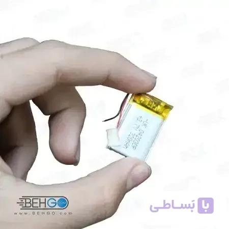 باتری هدفون بلوتوث لیتیومی تک سل 3.7V 320mAh دارای برد محافظ کیفیت بالا 042030p 3.7v 320mah high quality battery