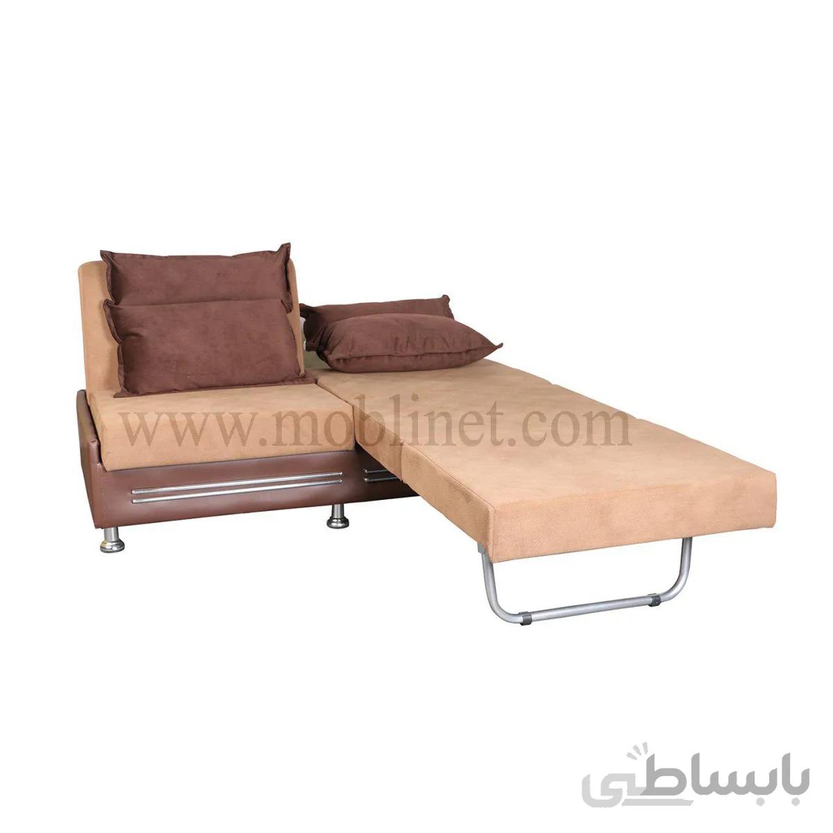کاناپه تختشو دو نفره مدل بارون دوقلو