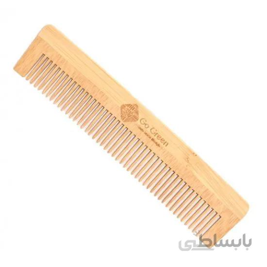 شانه چوبی ساده مدل Go Green - Bamboo Comb 1