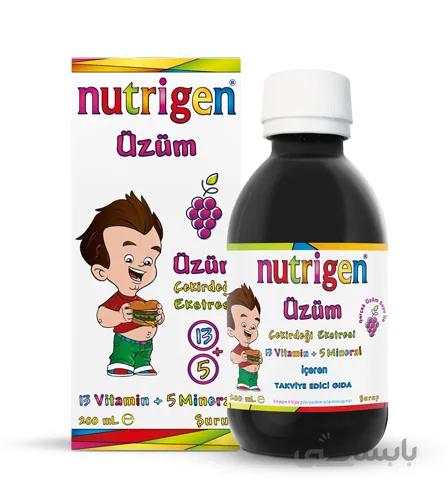 شربت مولتی ویتامین و اشتها آور نوتریژن nutrigen