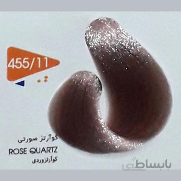 رنگ مو ویتامول (Vitamol) کوارتز صورتی (شماره 455/11 حرفه ای) حجم 120 میل