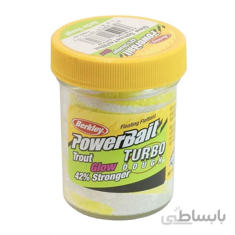 خمیر برکلی پاور بیت قزل الا Berkley PowerBait Glow in the Dark Trout Bait Sunshine Yellow