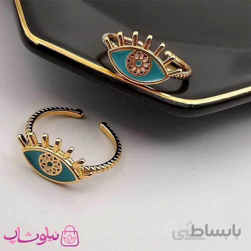 انگشتر دخترانه وای اس ایکس طرح چشم کد 1810
