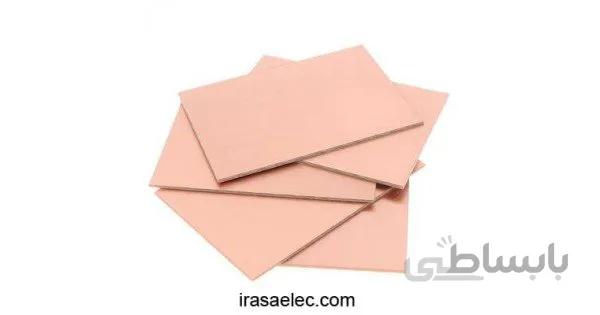 فیبر مدار چاپی 15×10 فایبر گلاس یک رو