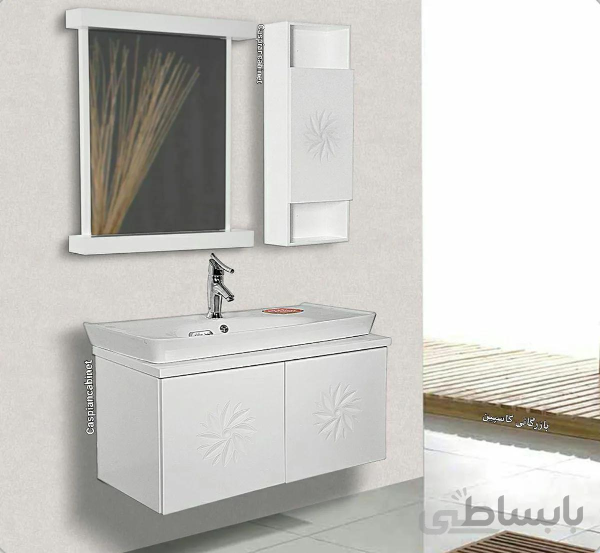 روشویی کابینت دار خورشید80 سانت ا روشویی کابینت دار خورشید80 سانت