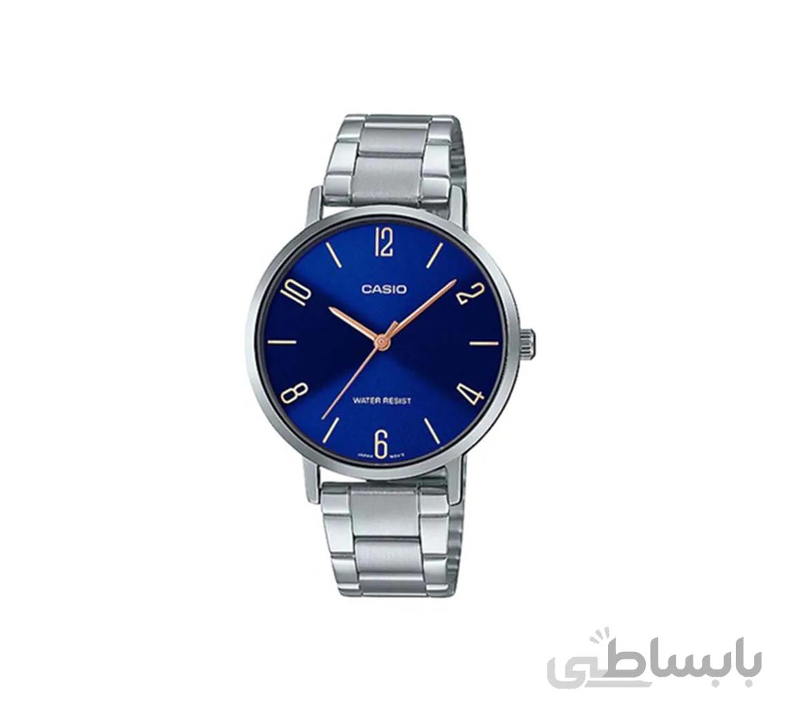 ساعت مچی کاسیو با کد MTP-VT01D-2B2UDF ا MTP-VT01D-2B2UDF