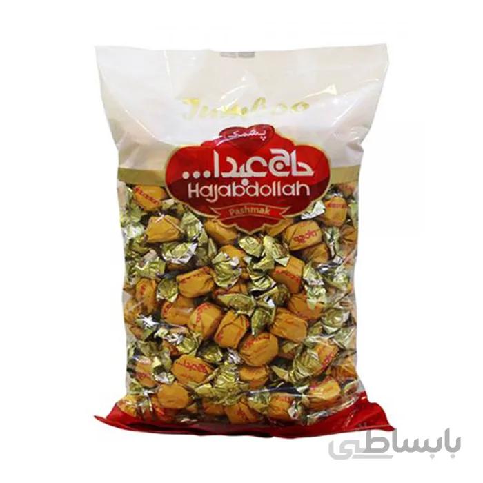 پشمک لقمه ای حاج عبدالله فله زعفرانی 2500 گرمی کدpt-38