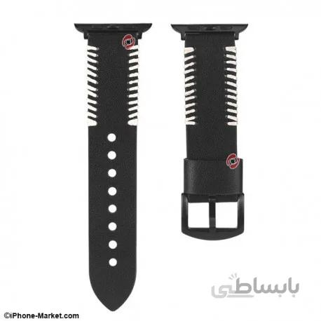 بند چرم اپل واچ 38/40/41 میلیمتر برند Dux Ducis