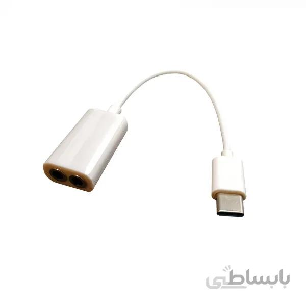 مبدل USB-C به جک ۳.۵ میلیمتری کین مدل KY-133