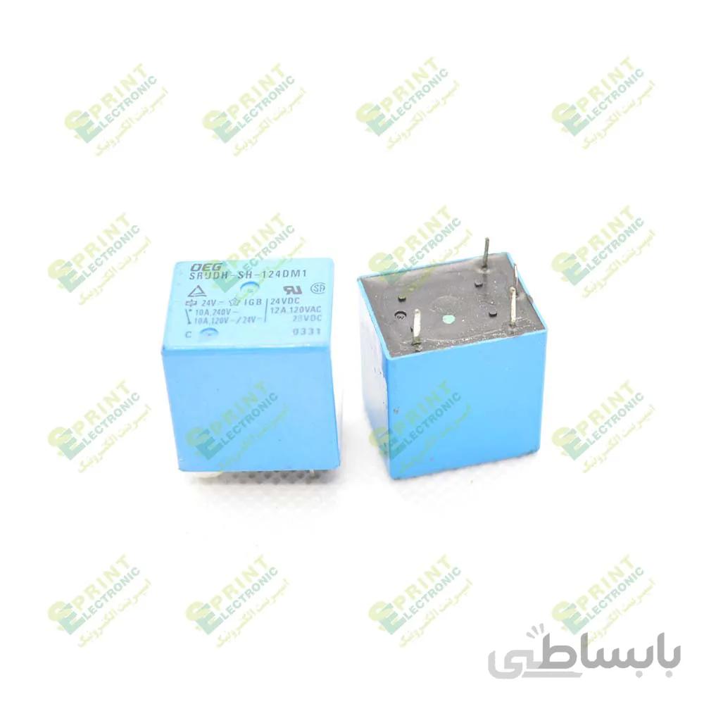 رله 24 ولت پایه میلون 4 پایه 10 آمپر OEG SRUDH-SH-124DM1
