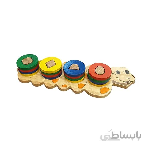 پایه اشکال چوبی طرح مار