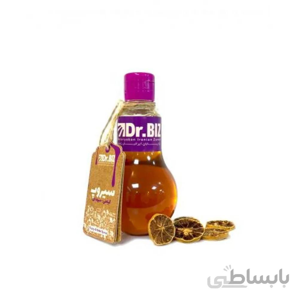 سیروپ گیاهی میوه ای با طعم لیمو عمانی