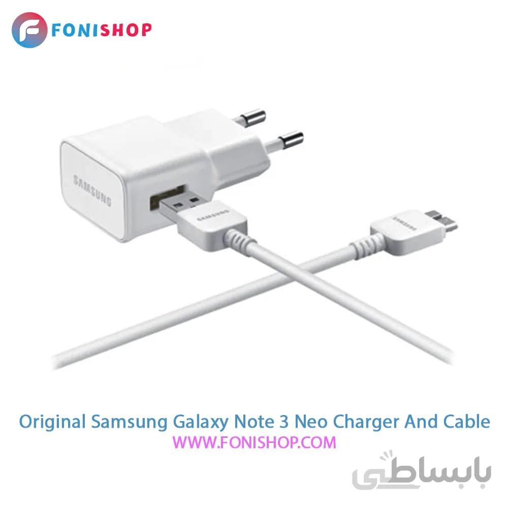 کابل و شارژر اصلی سامسونگ Samsung Galaxy Note 3 Neo