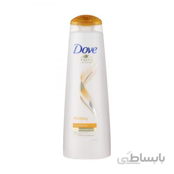 شامپو موهای چرب داو مدل Purifying حجم 400 میلی لیتر ا Dove Purifying For Oily Hair Shampoo