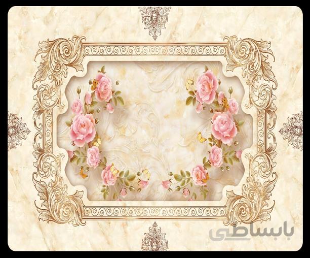 پوستر گل سه بعدی 023
