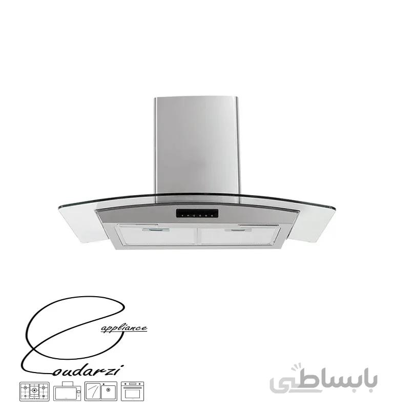 هود شومینه ای درسا مدل گلیم استیل