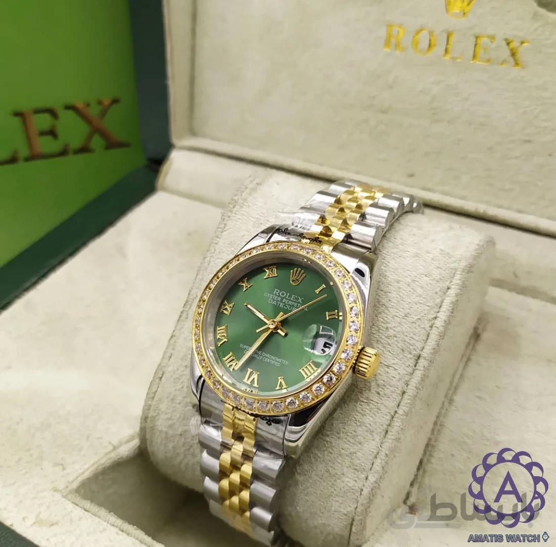 ساعت مچی زنانه رولکس مدل Rolex Date-Just 9100R