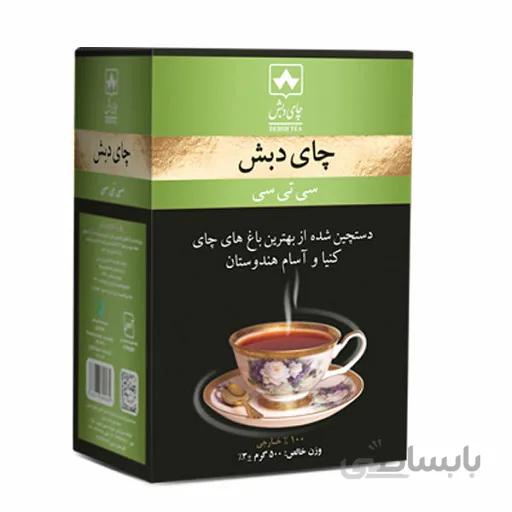 چای دبش سی تی سی (کله مورچه ای) 500 گرم
