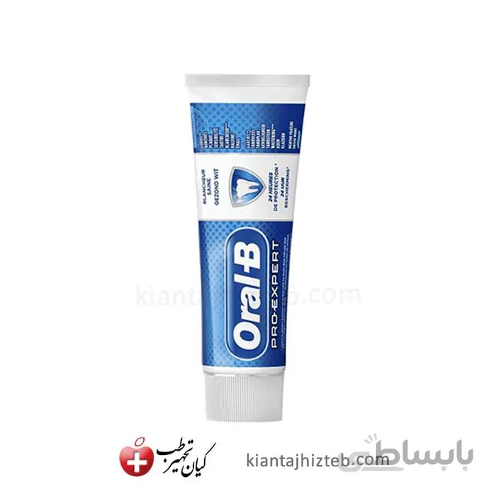خمیردندان اورال بی سری Pro-Experts مدل Blancheur Saine حجم 75 میل