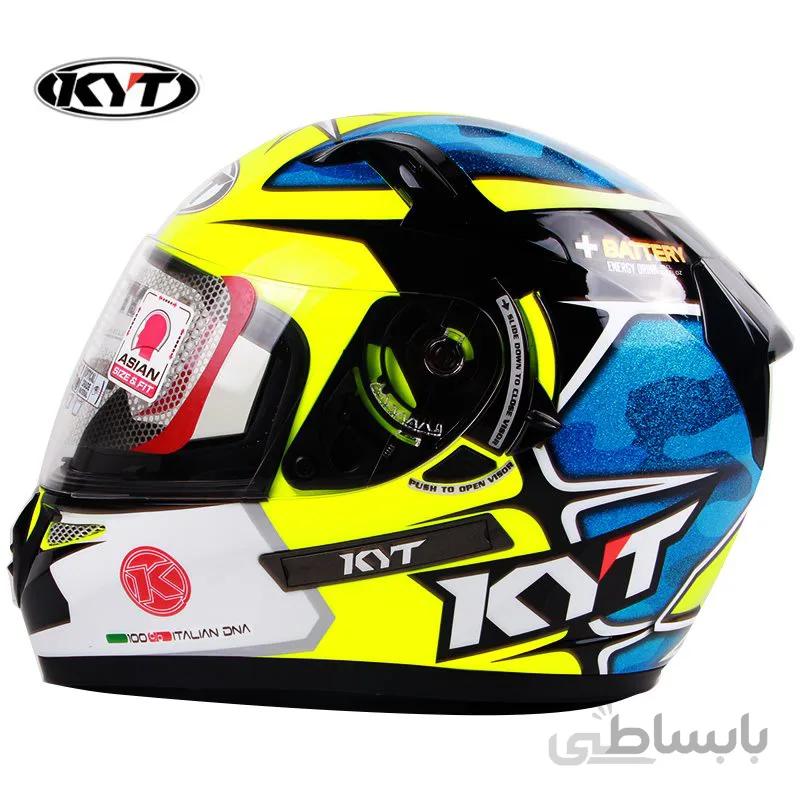 کلاه کاسکت kyt مدل k2 black-blue