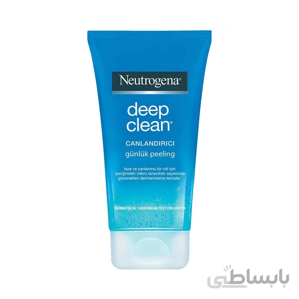 ژل اسکراب روزانه نوتروژینا مدل deep clean حاوی عصاره نعناع 150 میل