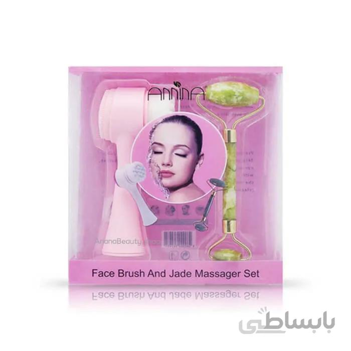 ست رولر سنگ یشم و فیس براش