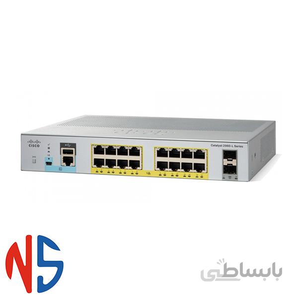 سوئیچ سیسکو 2960L-16PS-LL