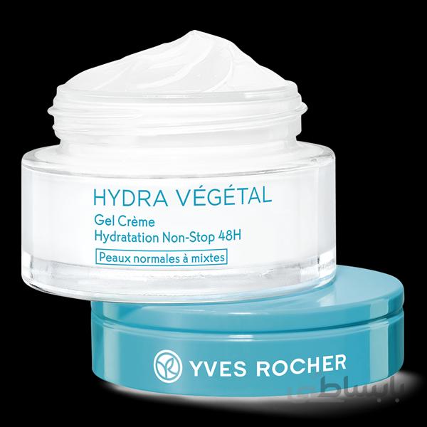 ژل کرم آبرسان 48 ساعته هیدرا وژتال ایوروشه ا Yves Rocher Hydratation Non-Stop 48H Hydra Vegetal Gel Cream