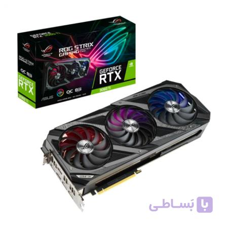 کارت گرافیک ایسوس مدل ASUS ROG STRIX RTX3060Ti OC 8G GAMING